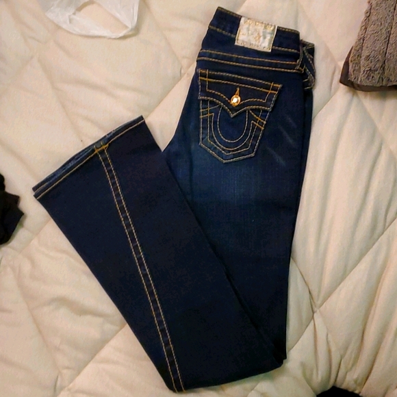 Women's BNWOT size 25 True Religion bootcut jeans - Picture 4 of 9